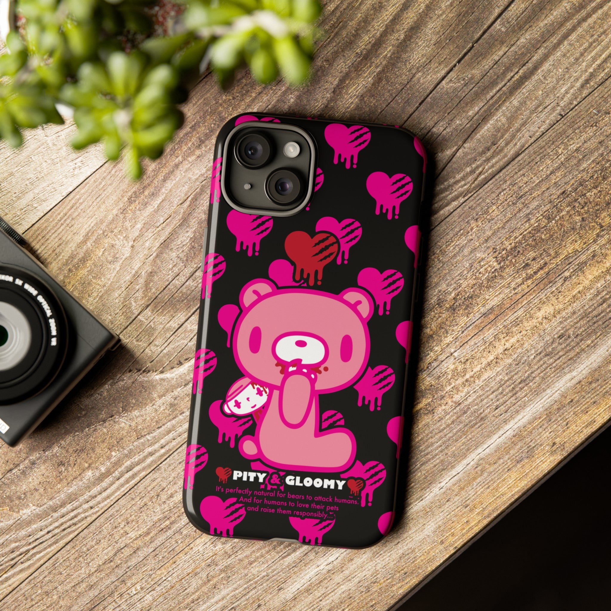 Gloomy Bear Pink Phone Case